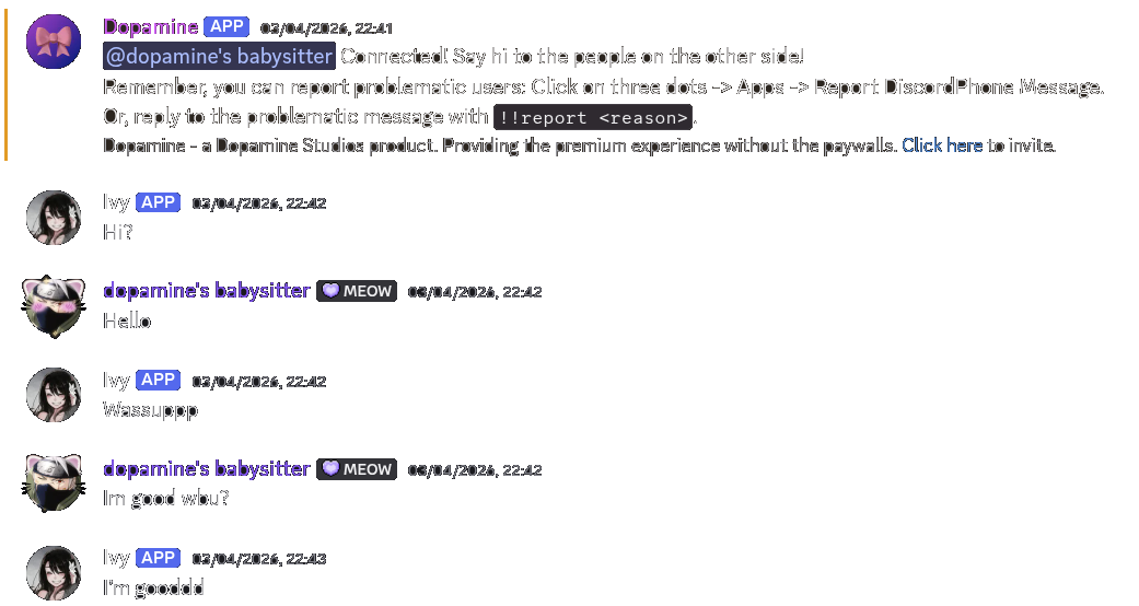 DiscordPhone Feature Showcase